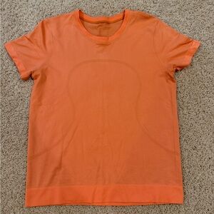 lululemon Swiftly Tech Relaxed Fit Orange Short Sleeve Tee